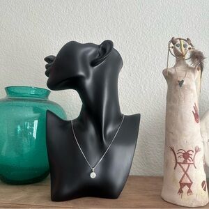 Silver Moissanite Pendant Necklace - 3.0 CT